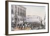Citizens Cheering Peter Ii of Braganza in Rio De Janeiro, April 1831-null-Framed Giclee Print