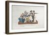 Citizens Contributing their Assignats to Equip a Young Man for War (Gouache on Card)-Lesueur Brothers-Framed Giclee Print