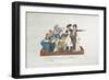 Citizens Contributing their Assignats to Equip a Young Man for War (Gouache on Card)-Lesueur Brothers-Framed Giclee Print