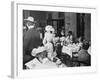 Citizens Dining at Tables-null-Framed Photographic Print