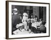 Citizens Dining at Tables-null-Framed Photographic Print