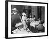 Citizens Dining at Tables-null-Framed Photographic Print