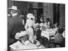 Citizens Dining at Tables-null-Mounted Photographic Print