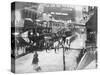 Citizens of Deadwood Celebrate Completion of Railroad No.2 Photograph - Deadwood, SD-Lantern Press-Stretched Canvas