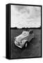 Citroen 2CV, Black and White Picture-Walter Bibikow-Framed Stretched Canvas