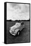 Citroen 2CV, Black and White Picture-Walter Bibikow-Framed Stretched Canvas