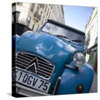 Citroen 2Cv Car in Paris, France-Jon Arnold-Stretched Canvas