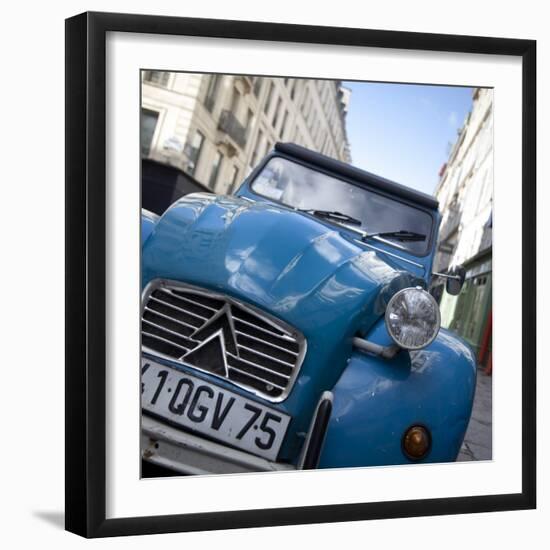 Citroen 2Cv Car in Paris, France-Jon Arnold-Framed Photographic Print