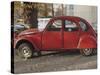 Citroen 2Cv Parked in Centre of Town, St. Omer, Pas De Calais, France-David Hughes-Stretched Canvas