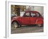 Citroen 2Cv Parked in Centre of Town, St. Omer, Pas De Calais, France-David Hughes-Framed Photographic Print