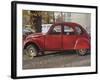 Citroen 2Cv Parked in Centre of Town, St. Omer, Pas De Calais, France-David Hughes-Framed Photographic Print