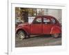 Citroen 2Cv Parked in Centre of Town, St. Omer, Pas De Calais, France-David Hughes-Framed Photographic Print