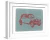 Citroen 2Cv-NaxArt-Framed Art Print