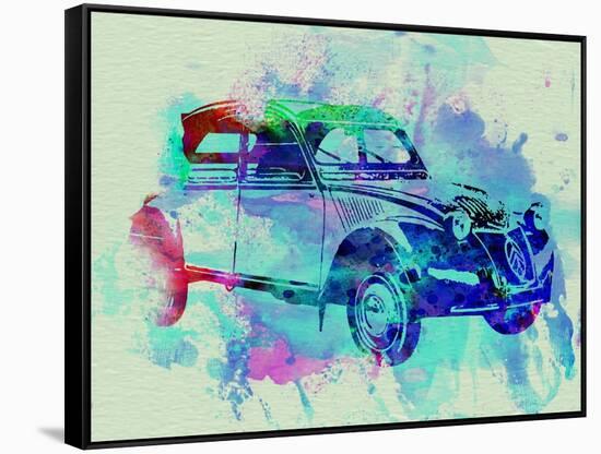 Citroen 2Cv-NaxArt-Framed Stretched Canvas