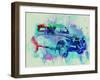 Citroen 2Cv-NaxArt-Framed Art Print