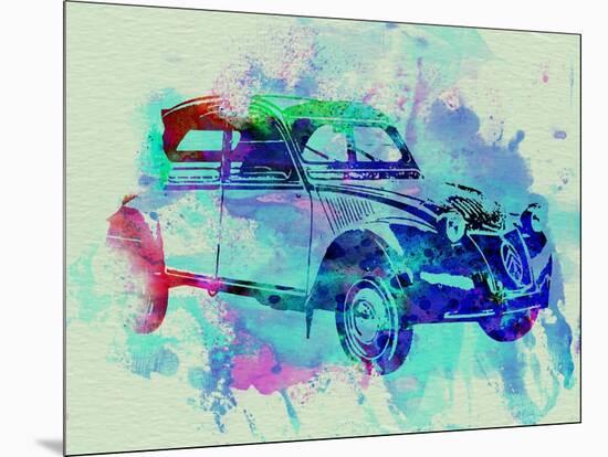 Citroen 2Cv-NaxArt-Mounted Art Print