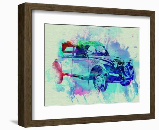 Citroen 2Cv-NaxArt-Framed Art Print