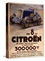 Citroen 8cv Petite Rosalie-null-Stretched Canvas