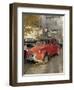 Citroen Diane Parked Outside Church, St. Omer, Pas De Calais, France-David Hughes-Framed Photographic Print