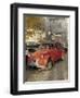 Citroen Diane Parked Outside Church, St. Omer, Pas De Calais, France-David Hughes-Framed Photographic Print