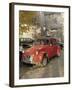 Citroen Diane Parked Outside Church, St. Omer, Pas De Calais, France-David Hughes-Framed Photographic Print