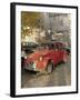 Citroen Diane Parked Outside Church, St. Omer, Pas De Calais, France-David Hughes-Framed Photographic Print