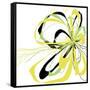 Citron Bloom 2-Jan Weiss-Framed Stretched Canvas