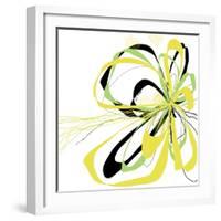 Citron Bloom 2-Jan Weiss-Framed Art Print