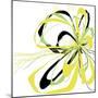 Citron Bloom 2-Jan Weiss-Mounted Art Print