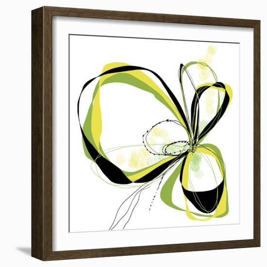 Citron Bloom-Jan Weiss-Framed Art Print