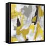 Citron Confetti II-June Vess-Framed Stretched Canvas