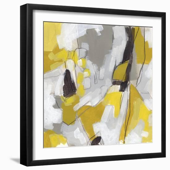 Citron Confetti II-June Vess-Framed Art Print