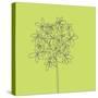 Citron Happy Flower-Jan Weiss-Stretched Canvas