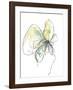 Citron Modern Botanical-Jan Weiss-Framed Art Print