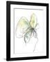 Citron Modern Botanical-Jan Weiss-Framed Art Print