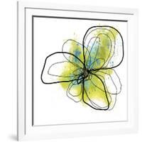 Citron Petals One-Jan Weiss-Framed Art Print