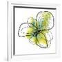 Citron Petals One-Jan Weiss-Framed Art Print