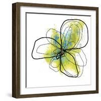 Citron Petals One-Jan Weiss-Framed Art Print