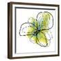 Citron Petals One-Jan Weiss-Framed Art Print