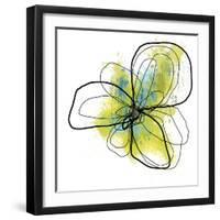 Citron Petals One-Jan Weiss-Framed Art Print