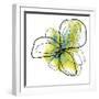 Citron Petals One-Jan Weiss-Framed Art Print