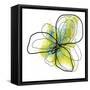 Citron Petals One-Jan Weiss-Framed Stretched Canvas