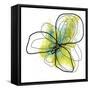 Citron Petals One-Jan Weiss-Framed Stretched Canvas