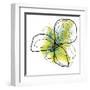 Citron Petals One-Jan Weiss-Framed Art Print