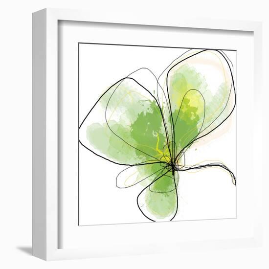 Citron Petals Three-Jan Weiss-Framed Art Print