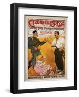 Citronelle Swiss Hygienic Lemongrass Drink 1902-E.L. Baud-Framed Art Print