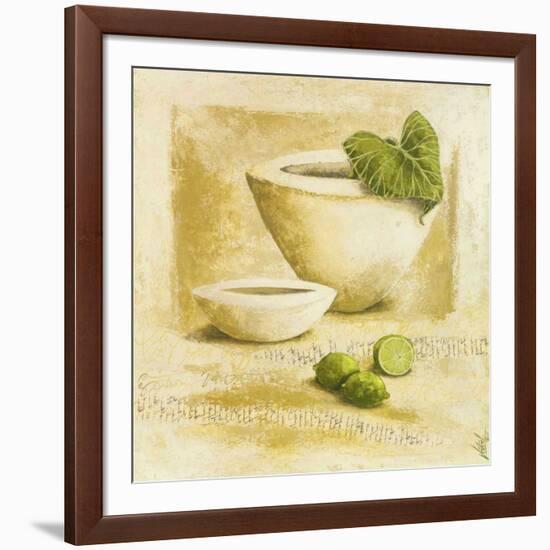 Citrons Verts-Véronique Didier-Laurent-Framed Art Print