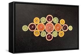 Citrus Drama III-Felicity Bradley-Framed Stretched Canvas