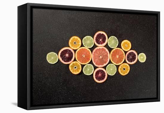 Citrus Drama III-Felicity Bradley-Framed Stretched Canvas