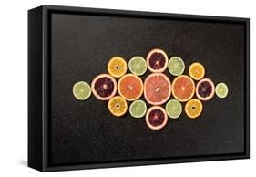 Citrus Drama III-Felicity Bradley-Framed Stretched Canvas